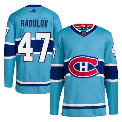 Men's Alexander Radulov Montreal Canadiens Adidas Reverse Retro 2.0 Jersey - Authentic Light Blue