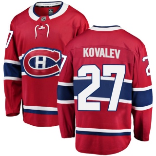 Men's Alexei Kovalev Montreal Canadiens Fanatics Branded Home Jersey - Breakaway Red