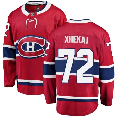 Men's Arber Xhekaj Montreal Canadiens Fanatics Branded Home Jersey - Breakaway Red
