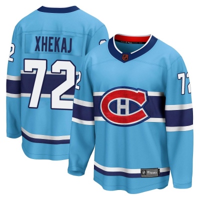 Men's Arber Xhekaj Montreal Canadiens Fanatics Branded Special Edition 2.0 Jersey - Breakaway Light Blue