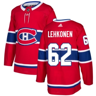 Men's Artturi Lehkonen Montreal Canadiens Adidas Jersey - Authentic Red