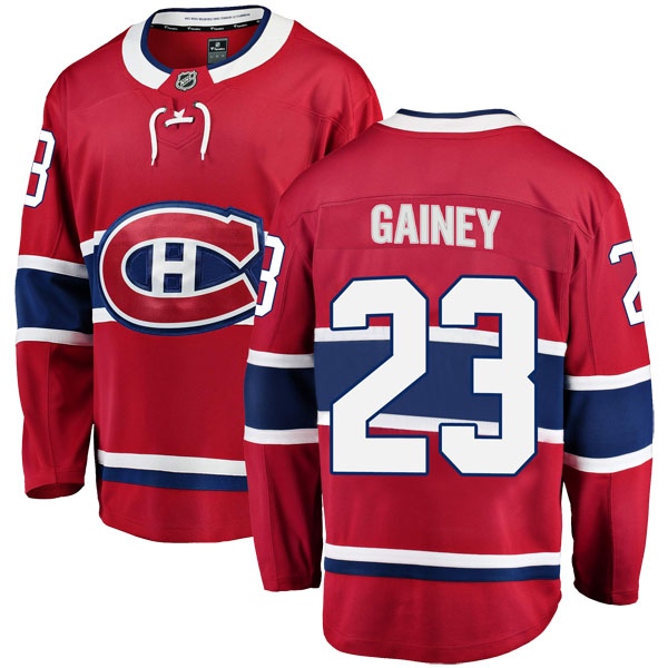 Men's Bob Gainey Montreal Canadiens Fanatics Branded Home Jersey - Breakaway Red