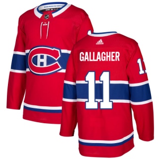 Men's Brendan Gallagher Montreal Canadiens Adidas Jersey - Authentic Red