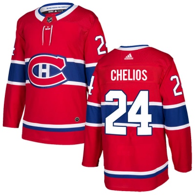 Men's Chris Chelios Montreal Canadiens Adidas Home Jersey - Authentic Red