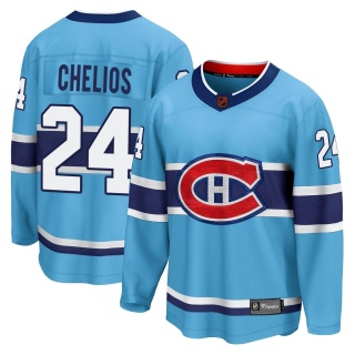Men's Chris Chelios Montreal Canadiens Fanatics Branded Special Edition 2.0 Jersey - Breakaway Light Blue