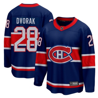Men's Christian Dvorak Montreal Canadiens Fanatics Branded 2020/21 Special Edition Jersey - Breakaway Blue
