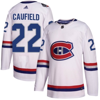 Men's Cole Caufield Montreal Canadiens Adidas 100 Classic Jersey - Authentic White