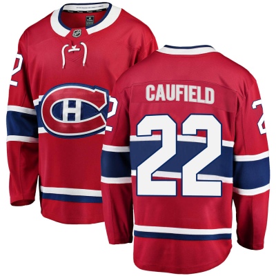 Men's Cole Caufield Montreal Canadiens Fanatics Branded Home Jersey - Breakaway Red