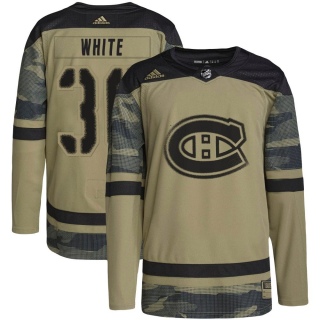 Men's Colin White Montreal Canadiens Adidas Military Appreciation Practice Jersey - Authentic Camo