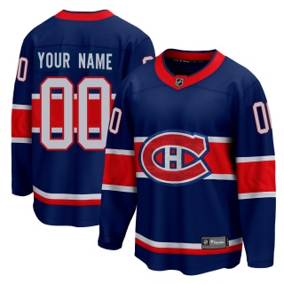 Men's Custom Montreal Canadiens Fanatics Branded Custom 2020/21 Special Edition Jersey - Breakaway Blue