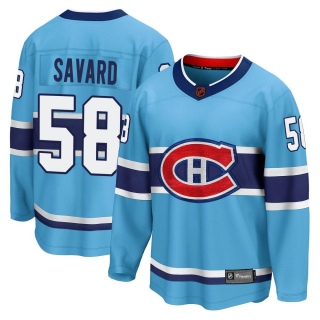 Men's David Savard Montreal Canadiens Fanatics Branded Special Edition 2.0 Jersey - Breakaway Light Blue