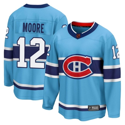Men's Dickie Moore Montreal Canadiens Fanatics Branded Special Edition 2.0 Jersey - Breakaway Light Blue