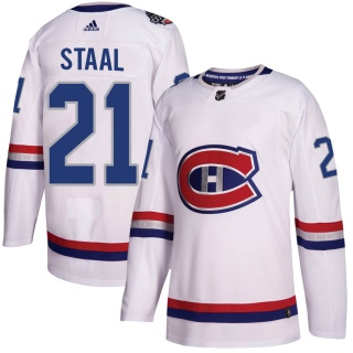 Men's Eric Staal Montreal Canadiens Adidas 100 Classic Jersey - Authentic White