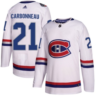Men's Guy Carbonneau Montreal Canadiens Adidas 100 Classic Jersey - Authentic White