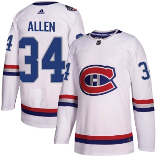 Men's Jake Allen Montreal Canadiens Adidas 100 Classic Jersey - Authentic White