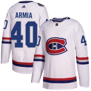 Men's Joel Armia Montreal Canadiens Adidas 100 Classic Jersey - Authentic White