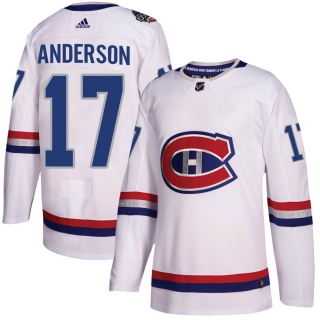 Men's Josh Anderson Montreal Canadiens Adidas 100 Classic Jersey - Authentic White