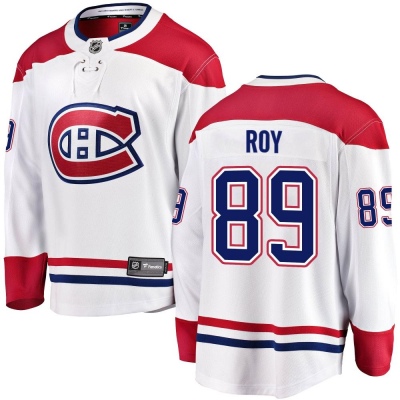 Men's Joshua Roy Montreal Canadiens Fanatics Branded Away Jersey - Breakaway White