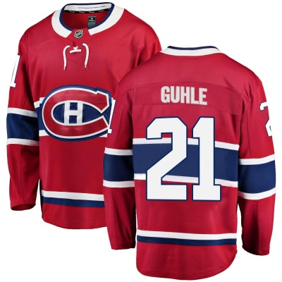 Men's Kaiden Guhle Montreal Canadiens Fanatics Branded Home Jersey - Breakaway Red