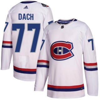 Men's Kirby Dach Montreal Canadiens Adidas 100 Classic Jersey - Authentic White