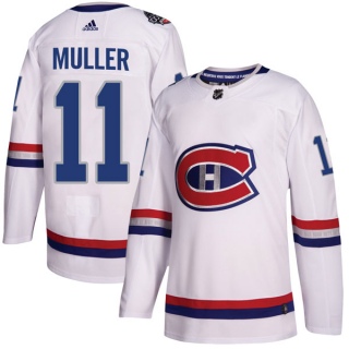 Men's Kirk Muller Montreal Canadiens Adidas 100 Classic Jersey - Authentic White