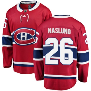 Men's Mats Naslund Montreal Canadiens Fanatics Branded Home Jersey - Breakaway Red