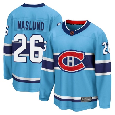 Men's Mats Naslund Montreal Canadiens Fanatics Branded Special Edition 2.0 Jersey - Breakaway Light Blue