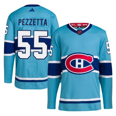 Men's Michael Pezzetta Montreal Canadiens Adidas Reverse Retro 2.0 Jersey - Authentic Light Blue