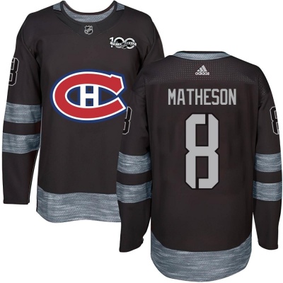 Men's Mike Matheson Montreal Canadiens 1917- 100th Anniversary Jersey - Authentic Black