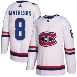 Men's Mike Matheson Montreal Canadiens Adidas 100 Classic Jersey - Authentic White