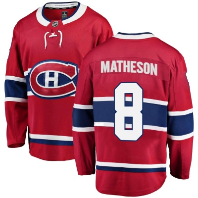Men's Mike Matheson Montreal Canadiens Fanatics Branded Home Jersey - Breakaway Red
