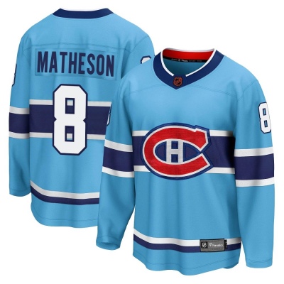 Men's Mike Matheson Montreal Canadiens Fanatics Branded Special Edition 2.0 Jersey - Breakaway Light Blue