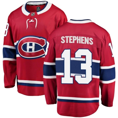 Men's Mitchell Stephens Montreal Canadiens Fanatics Branded Home Jersey - Breakaway Red