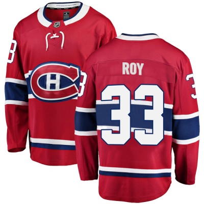 Men's Patrick Roy Montreal Canadiens Fanatics Branded Home Jersey - Breakaway Red