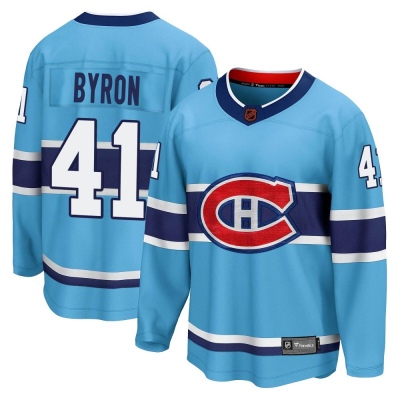 Men's Paul Byron Montreal Canadiens Fanatics Branded Special Edition 2.0 Jersey - Breakaway Light Blue