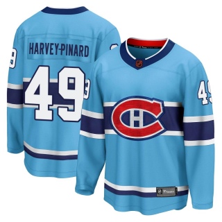Men's Rafael Harvey-Pinard Montreal Canadiens Fanatics Branded Special Edition 2.0 Jersey - Breakaway Light Blue