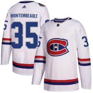 Men's Sam Montembeault Montreal Canadiens Adidas 100 Classic Jersey - Authentic White