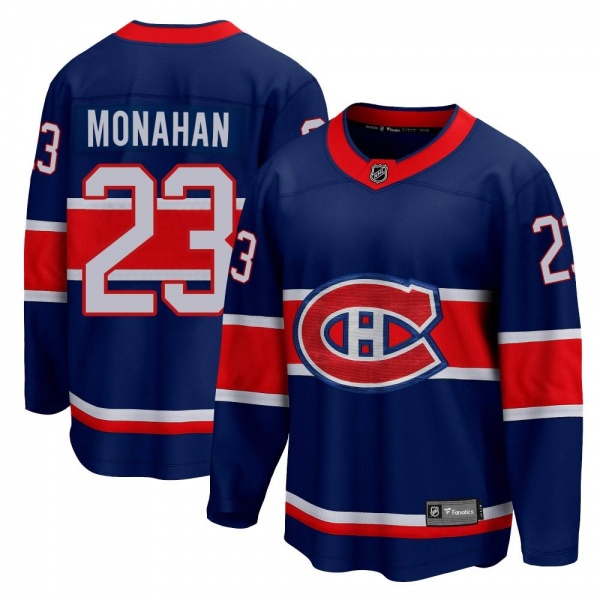 Men's Sean Monahan Montreal Canadiens Fanatics Branded 2020/21 Special Edition Jersey - Breakaway Blue