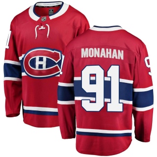 Men's Sean Monahan Montreal Canadiens Fanatics Branded Home Jersey - Breakaway Red