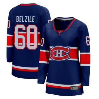 Women's Alex Belzile Montreal Canadiens Fanatics Branded 2020/21 Special Edition Jersey - Breakaway Blue