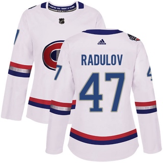 Women's Alexander Radulov Montreal Canadiens Adidas 100 Classic Jersey - Authentic White