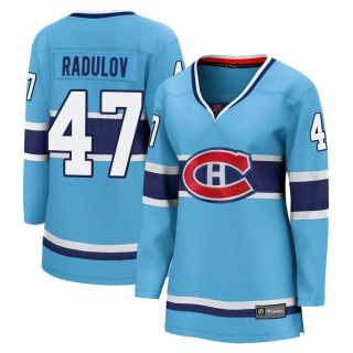Women's Alexander Radulov Montreal Canadiens Fanatics Branded Special Edition 2.0 Jersey - Breakaway Light Blue