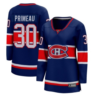 Women's Cayden Primeau Montreal Canadiens Fanatics Branded 2020/21 Special Edition Jersey - Breakaway Blue