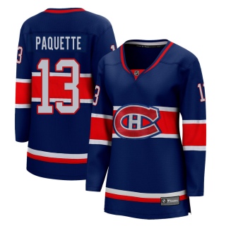 Women's Cedric Paquette Montreal Canadiens Fanatics Branded 2020/21 Special Edition Jersey - Breakaway Blue