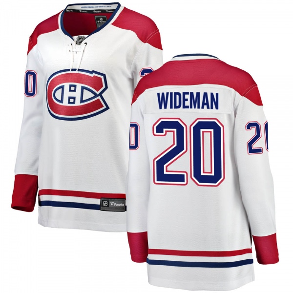 Women's Chris Wideman Montreal Canadiens Fanatics Branded Away Jersey - Breakaway White