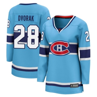 Women's Christian Dvorak Montreal Canadiens Fanatics Branded Special Edition 2.0 Jersey - Breakaway Light Blue