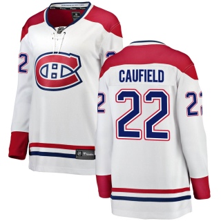 Women's Cole Caufield Montreal Canadiens Fanatics Branded Away Jersey - Breakaway White