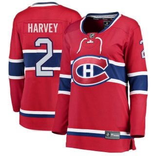 Women's Doug Harvey Montreal Canadiens Fanatics Branded Home Jersey - Breakaway Red