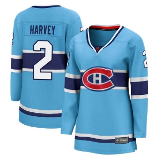 Women's Doug Harvey Montreal Canadiens Fanatics Branded Special Edition 2.0 Jersey - Breakaway Light Blue