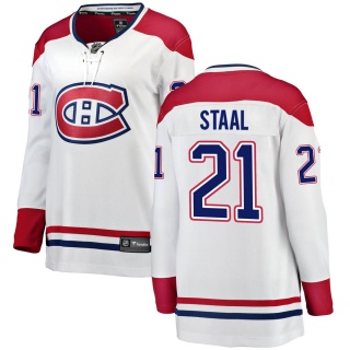Women's Eric Staal Montreal Canadiens Fanatics Branded Away Jersey - Breakaway White